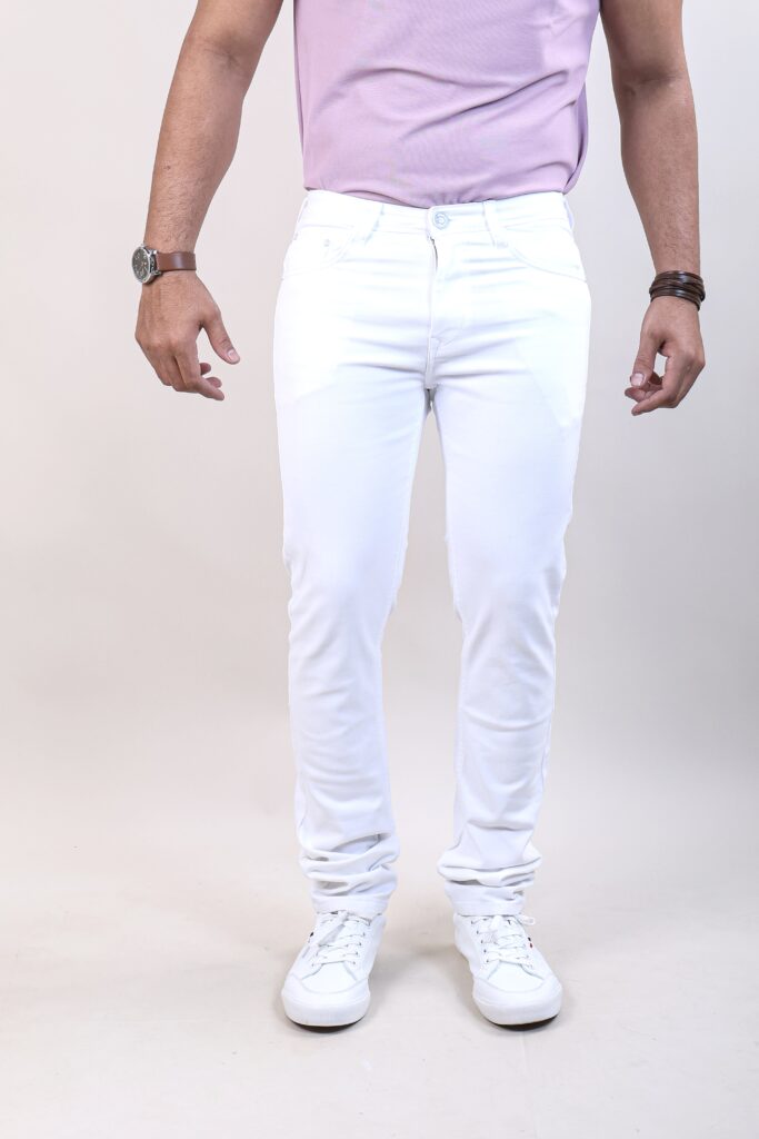 Men's Casual White Jeans – The Perfect Blend