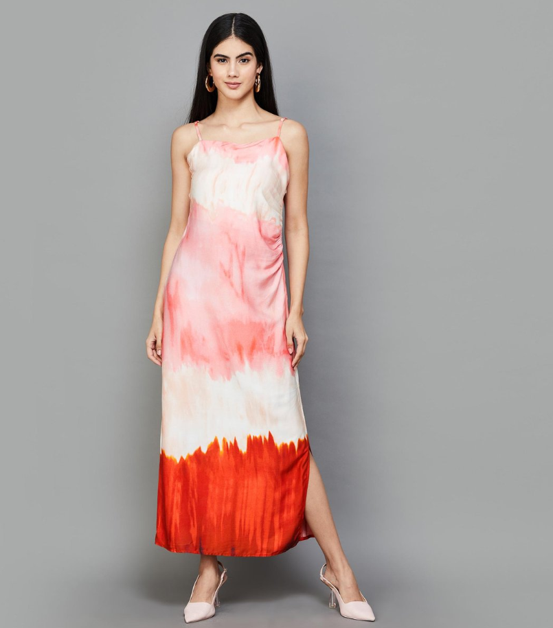 Elegant Women’s Printed Maxi Dress - Perfect for Summer