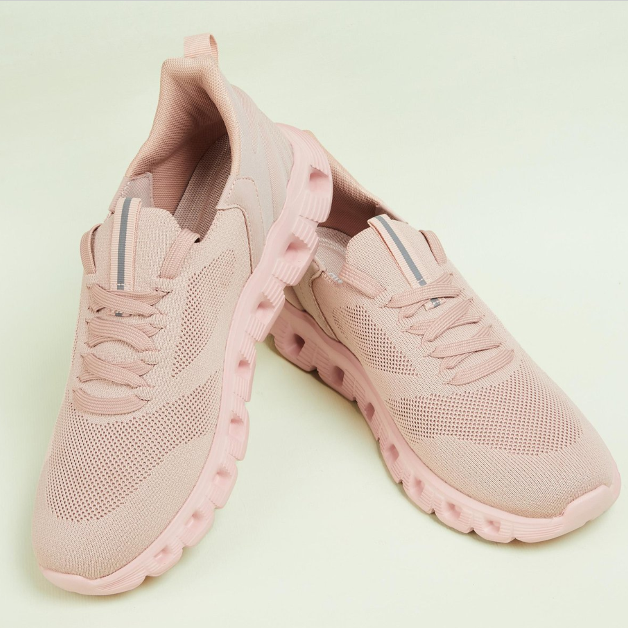 Trendy Women’s Mesh Lace-Up Casual Shoes for Effortless Style