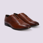 Classic Men’s Embossed Lace-Up Brogue Shoes for Timeless